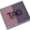 TAG Pearl Blush & Pearl Wine Split Cake 50g -Face Painting Supplies Store 0001363 tag pearl blush pearl wine split cake 50g