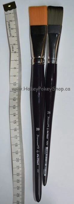 Da Vinci For Diamond FX(374) Flat Brush #24 -Face Painting Supplies Store 0005097 da vinci for diamond fx374 flat brush 24