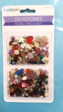 Gemstones Assorted Shapes-colors-sizes 30g -CM -Face Painting Supplies Store 0007450 gemstones assorted shapes colors sizes 30g cm