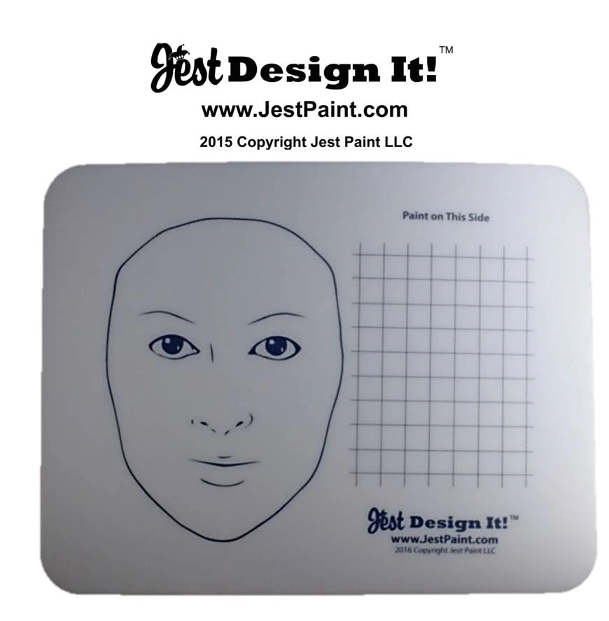 Jest Design It Face Painting Practice Board - Adult And Grid 5 Jest Design It Face Painting Practice Board - Adult And Grid - Image 3