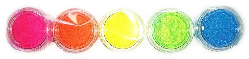 Sparkle UV Neon Glitter Collection (5 Pots) 5 Sparkle UV Neon Glitter Collection (5 Pots) - Image 3