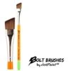 BOLT Brush - Medium Firm Angle (1/2'') 2 BOLT Brush - Medium Firm Angle (1/2'') -Face Painting Supplies Store 0008603 bolt brush medium firm angle 12