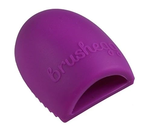 Brush Cleaning Egg - Purple 3 Brush Cleaning Egg - Purple