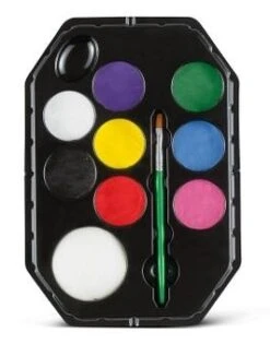 Snazaroo Rainbow Face Painting Kit – Green Box -Face Painting Supplies Store 0008665 snazaroo rainbow face painting kit green box