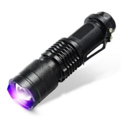 LED UV Flashlight (AA Battery Is Included)