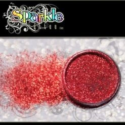 Sparkle Tattoo Glitter Jar - Fire Red (7g)
