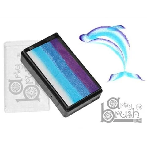 Silly Farm - Sea Sparkle Arty Brush Cake - 30g 4 Silly Farm - Sea Sparkle Arty Brush Cake - 30g - Image 2