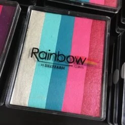 Silly Farm - Pretty Baby Rainbow Cake - 50G -Face Painting Supplies Store 0009173 silly farm pretty baby rainbow cake 50g