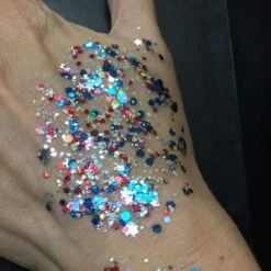 Pixie Paint Glitter Gel - Star Spangled - 1oz (30ml) 7 Pixie Paint Glitter Gel - Star Spangled - 1oz (30ml) -Face Painting Supplies Store 0009320 pixie paint glitter gel star spangled 1oz 30ml