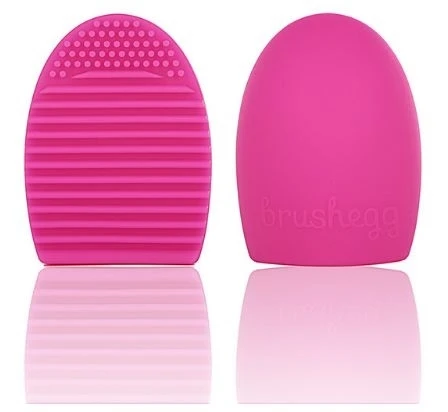 Brush Cleaning Egg - Magenta 4 Brush Cleaning Egg - Magenta - Image 2