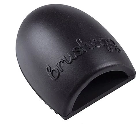 Brush Cleaning Egg - Black 3 Brush Cleaning Egg - Black