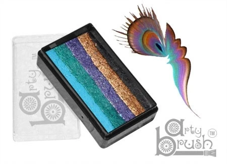 Silly Farm - Peacock Arty Brush Cake - 30g 4 Silly Farm - Peacock Arty Brush Cake - 30g - Image 2