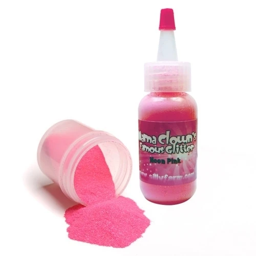 Neon Pink UV - Mama Clown Glitter - 30ml (1oz) 3 Neon Pink UV - Mama Clown Glitter - 30ml (1oz)