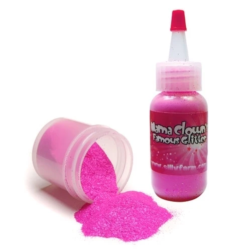 Neon Magenta UV - Mama Clown Glitter - 30ml (1oz) 3 Neon Magenta UV - Mama Clown Glitter - 30ml (1oz)