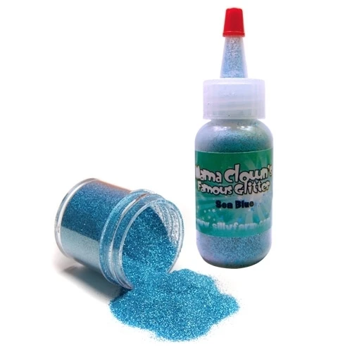 Sea Blue - Mama Clown Glitter - 30ml (1oz) 3 Sea Blue - Mama Clown Glitter - 30ml (1oz)