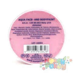Superstar Baby Pink Shimmer (Pearl Pink FAB) 45 Gram (062) 11 Superstar Baby Pink Shimmer (Pearl Pink FAB) 45 Gram (062) -Face Painting Supplies Store 0009964 superstar baby pink shimmer pearl pink fab 45 gram 062
