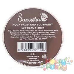 Superstar Chocolate (Chocolate Brown FAB) 45 Gram (024) 7 Superstar Chocolate (Chocolate Brown FAB) 45 Gram (024) -Face Painting Supplies Store 0010060 superstar chocolate chocolate brown fab 45 gram 024