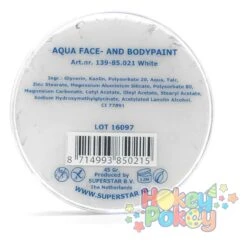 Superstar White 45 Gram (021) -Face Painting Supplies Store 0010067 superstar white 45 gram 021