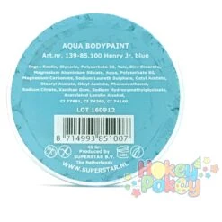 Superstar Henry Jr. Blue 45 Gram (100) -Face Painting Supplies Store 0010191 superstar henry jr blue 45 gram 100