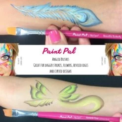 Paint Pal Romantic Rose 1/2 Inch - Angle Brush By Cameron Garrett 5 Paint Pal Romantic Rose 1/2 Inch - Angle Brush By Cameron Garrett -Face Painting Supplies Store 0010359 paint pal romantic rose 12 inch angle brush by cameron garrett