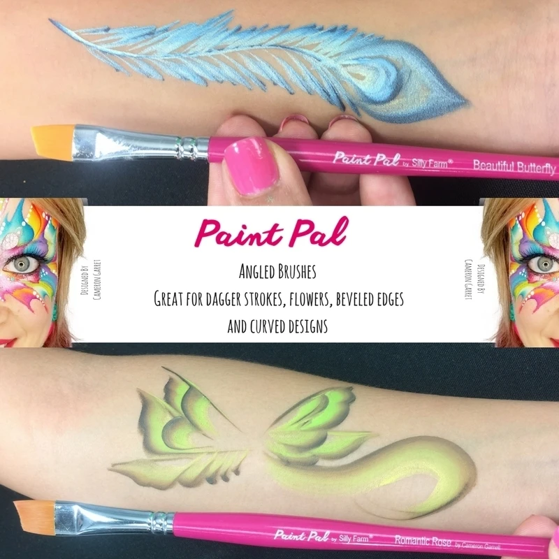 Paint Pal Romantic Rose 1/2 Inch - Angle Brush By Cameron Garrett 4 Paint Pal Romantic Rose 1/2 Inch - Angle Brush By Cameron Garrett - Image 2