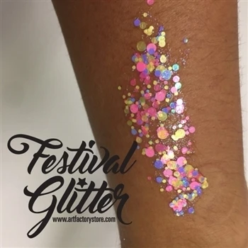 Festival Glitter Gel - Rave UV - 50ml 6 Festival Glitter Gel - Rave UV - 50ml - Image 4