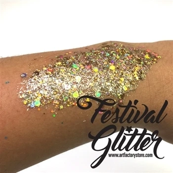 Festival Glitter Gel - Gold Digger - 50ml 7 Festival Glitter Gel - Gold Digger - 50ml - Image 5