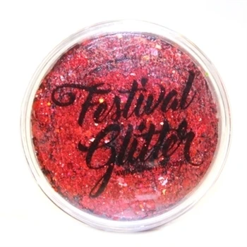 Festival Glitter Gel - Cherry Bomb - 50ml 4 Festival Glitter Gel - Cherry Bomb - 50ml - Image 2