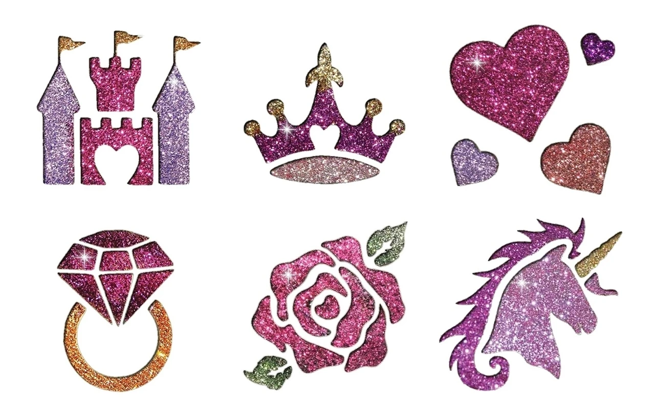 Sparkle Glitter Tattoo - Princess Mini Kit 4 Sparkle Glitter Tattoo - Princess Mini Kit - Image 2