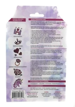 Sparkle Glitter Tattoo - Princess Mini Kit 7 Sparkle Glitter Tattoo - Princess Mini Kit -Face Painting Supplies Store 0010817 sparkle glitter tattoo princess mini kit