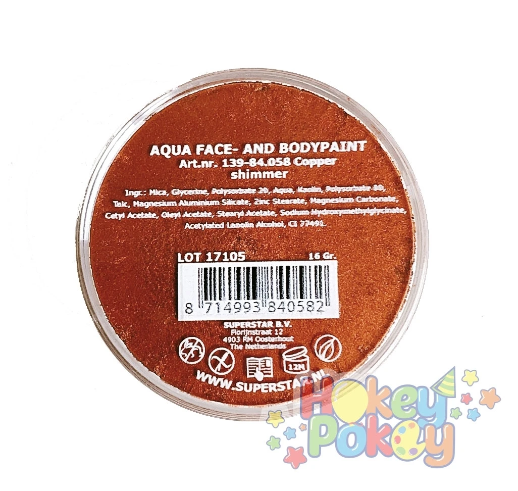 Superstar Copper Shimmer (Metallic Copper FAB) 16 Gram (058) 4 Superstar Copper Shimmer (Metallic Copper FAB) 16 Gram (058) - Image 2