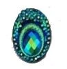 Big Peacock Oval Gems - Deep Green - 13x18mm (20pk) - POCDG-20 -Face Painting Supplies Store 0011434 big peacock oval gems deep green 13x18mm 20pk pocdg 20