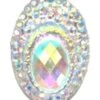 Big Peacock Oval Gems - Crystal - 13x18mm (20pk) - POGC-20 -Face Painting Supplies Store 0011440 big peacock oval gems crystal 13x18mm 20pk pogc 20