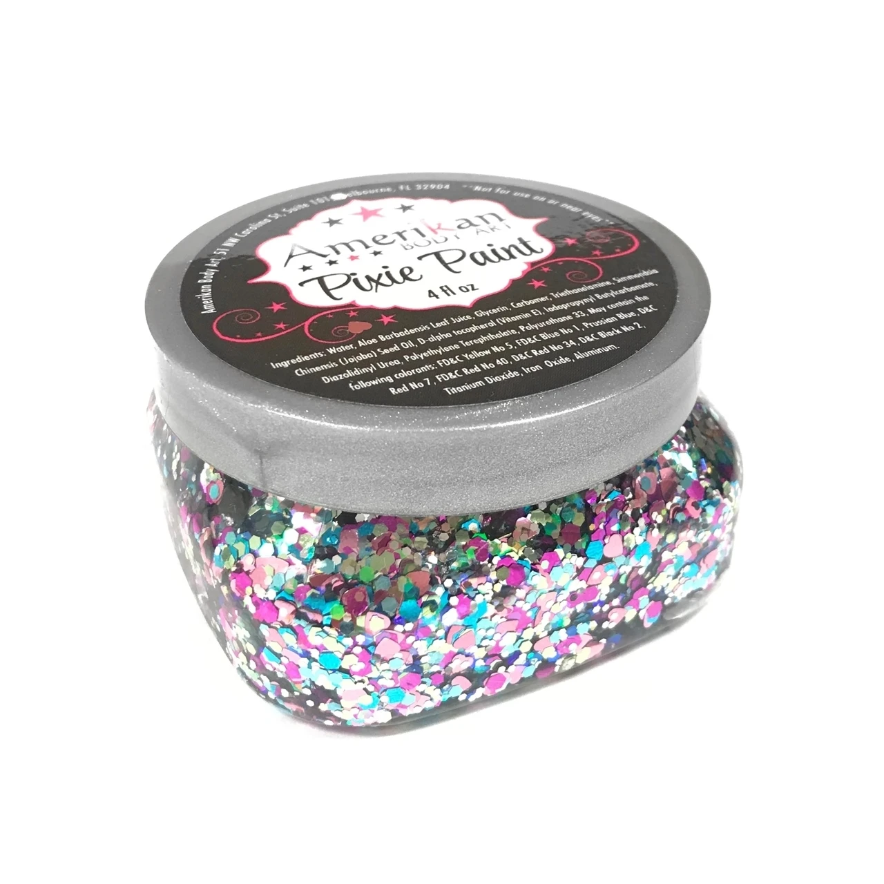 Pixie Paint Glitter Gel - Hokey Pokey Dance Party - 4oz (125ml) 3 Pixie Paint Glitter Gel - Hokey Pokey Dance Party - 4oz (125ml)
