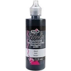 Tulip Dimensional Fabric Paint - Slick Black - 4oz