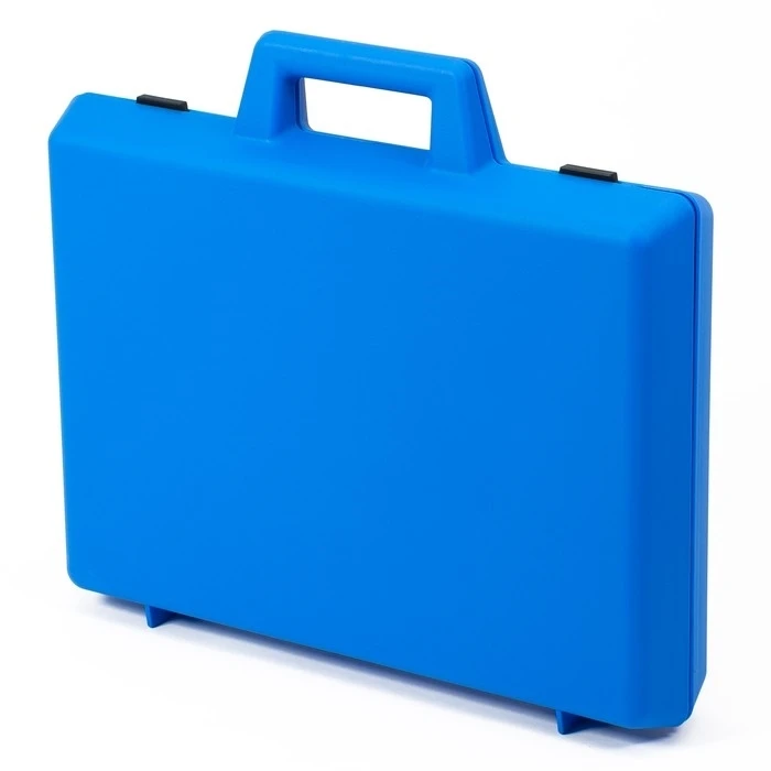 Empty Large Briefcase - Blue (Inside: 15.75” X W=11.25” X H=3") 3 Empty Large Briefcase - Blue (Inside: 15.75” X W=11.25” X H=3")