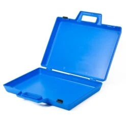 Empty Large Briefcase - Blue (Inside: 15.75” X W=11.25” X H=3") 7 Empty Large Briefcase - Blue (Inside: 15.75” X W=11.25” X H=3") -Face Painting Supplies Store 0012143 empty large briefcase blue inside 1575 x w1125 x h3
