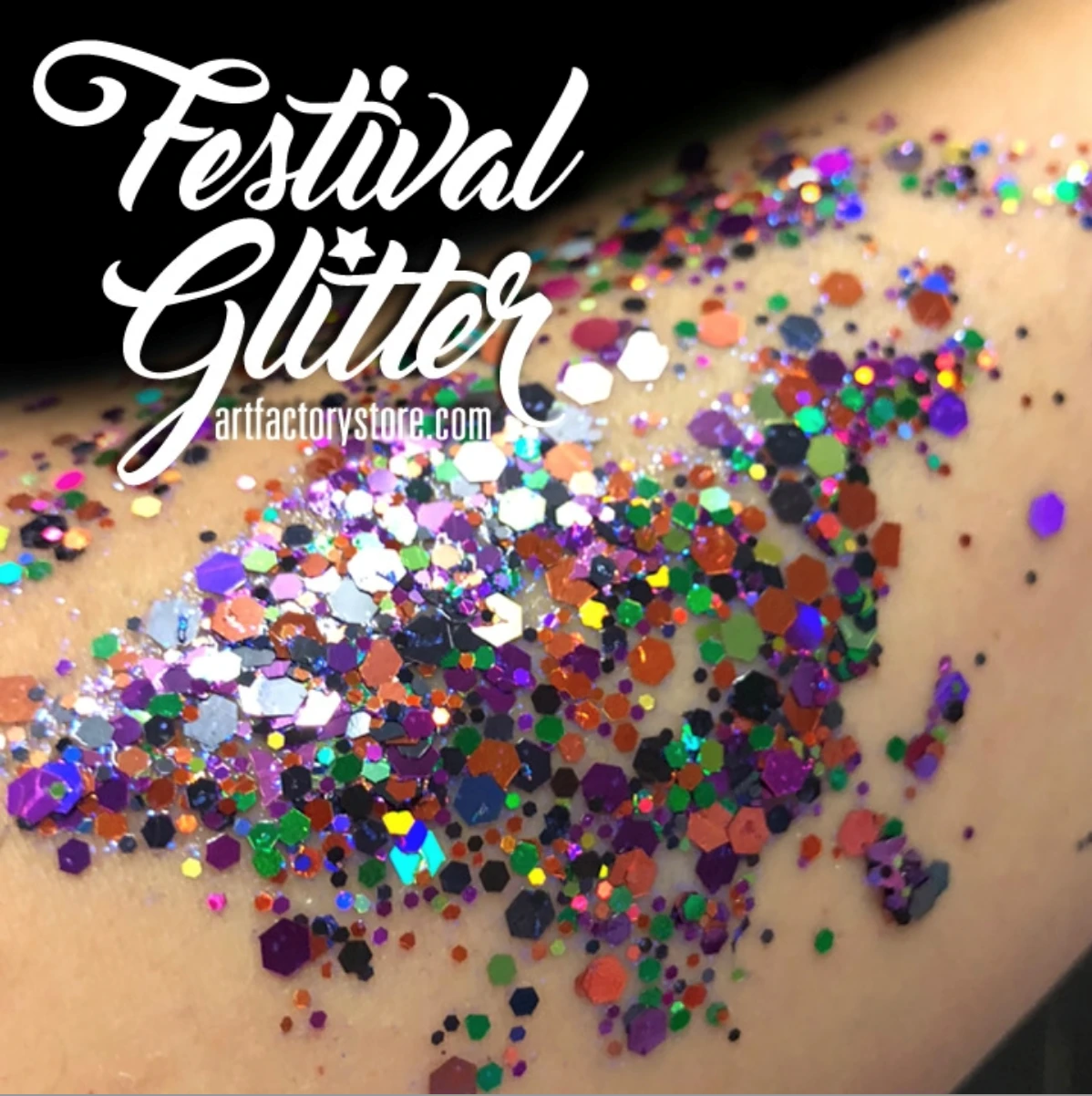 Festival Glitter Gel - Wicked - 50ml 5 Festival Glitter Gel - Wicked - 50ml - Image 3