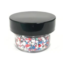 ABA Loose Chunky Glitter - White-Red-Blue (15ml)