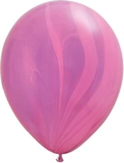 11" SuperAgate - Rainbow Pink & Violet - 25 Count