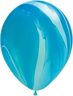 11" SuperAgate - Rainbow Blue - 25 Count