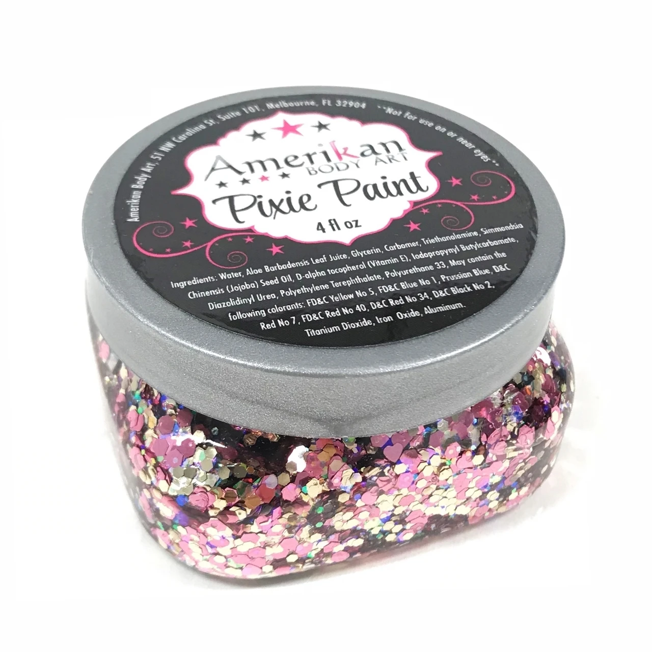 Pixie Paint Glitter Gel - Be Mine - 4oz (125ml) 3 Pixie Paint Glitter Gel - Be Mine - 4oz (125ml)