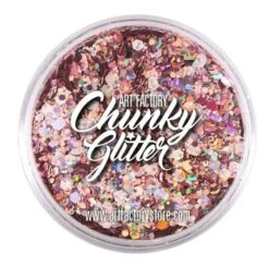 Art Factory Chunky Glitter Loose - Flirt ( Rose Gold )- 50ml