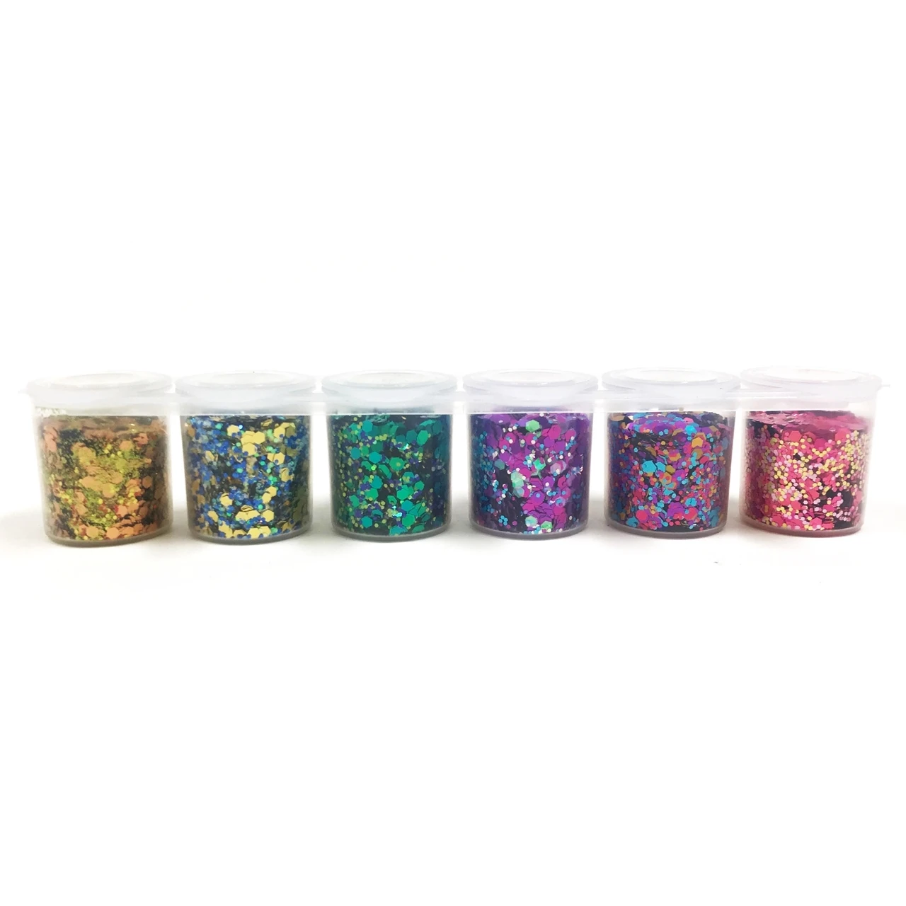Superstar Chunky Glitter Mix 6 Pack - Crazy (130ml) 4 Superstar Chunky Glitter Mix 6 Pack - Crazy (130ml) - Image 2