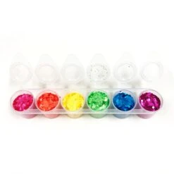 Superstar Chunky Glitter Mix 6 Pack - UV Fluorescent (130ml)