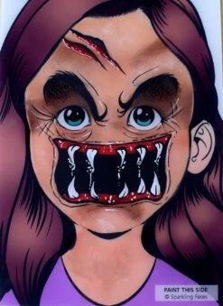 Face Painting Practice Board - Angelina -Face Painting Supplies Store 0013696 face painting practice board angelina