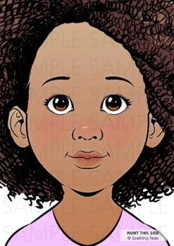 Face Painting Practice Board - Lia