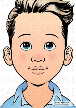 Face Painting Practice Board - Julian