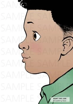 Face Painting Practice Board - Max (Right-handed)