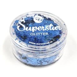 Superstar Chunky Glitter - Glamour Blue (8ml)